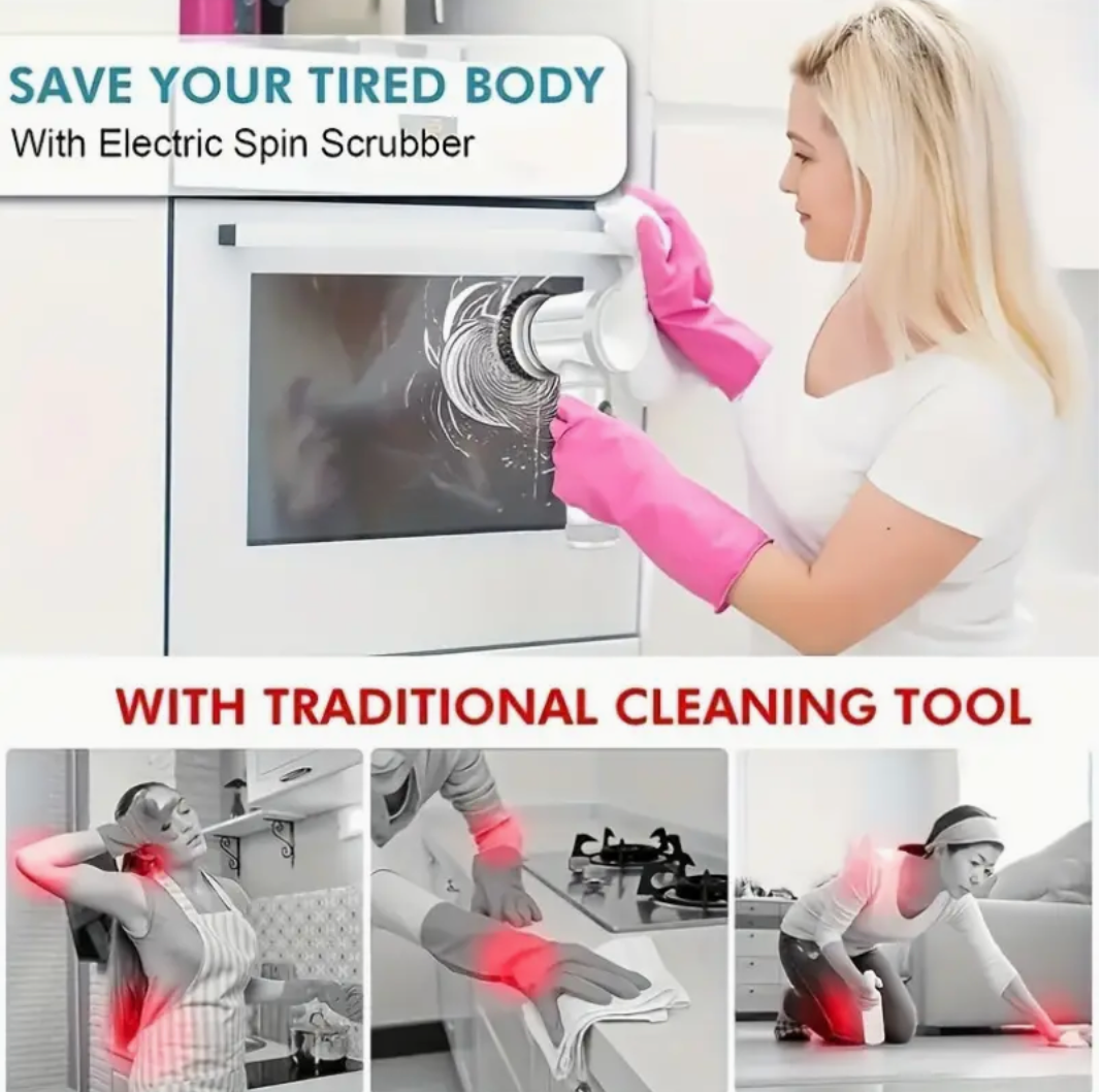 5-in-1 Rechargeable Electric Cleaning Brush